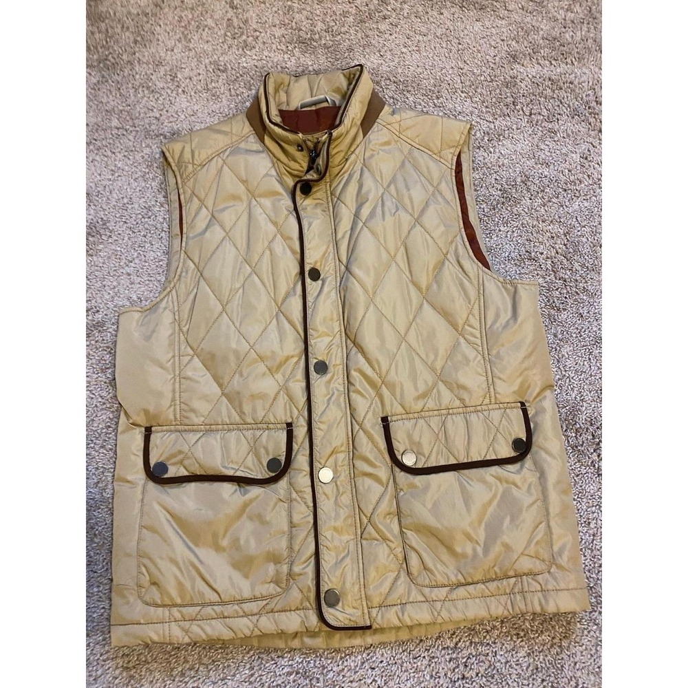 Tommy Bahama Vest Men Medium Quilted Outerwear Western Gorpcore sku37